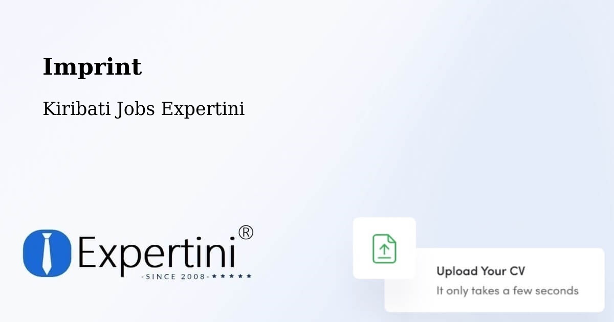 Imprint – Tabiteuea - Kiribati Jobs Expertini